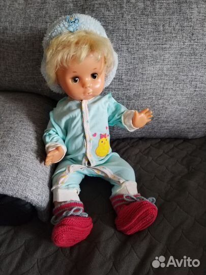 Пупс кукла СССР пластмассовая большая