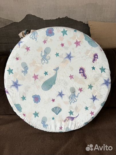 Матрас на круглую детскую кроватку 75*75