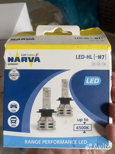 Светодиодные лампы H7 Narva 6500K Range