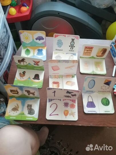 Детские развивающие книжки картонки