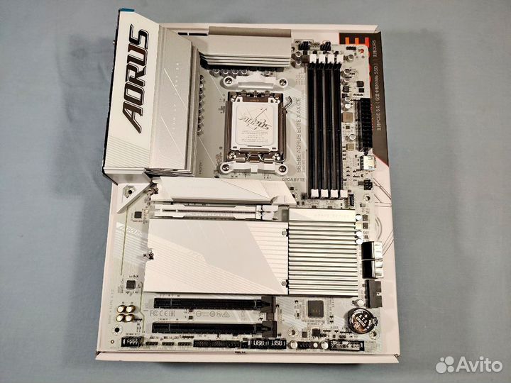 Материнская плата b650e aorus elite x ax ice новая