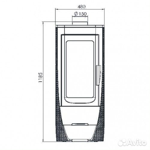 Отопительная печь Plamen nera N