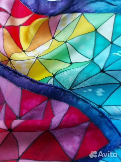 Шёлковый платок батик 