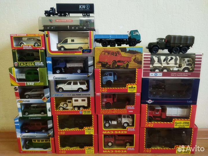 Грузовики СССР, наш автопром, cararama, иномарки