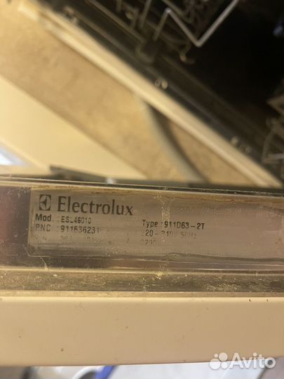 Посудомоечная машина electrolux 45 esl46010