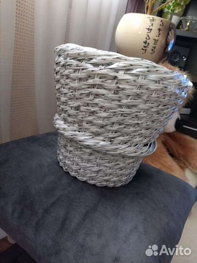 Кашпо из ротанга