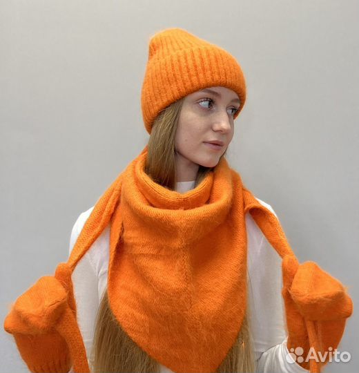 Косынка варежки шапка