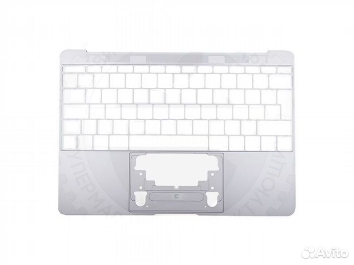 Топкейс MacBook 12 A1534 Silver 2015 UK Г-образный