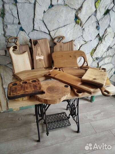 Доска для подачи. Разделочная доска. Карагач