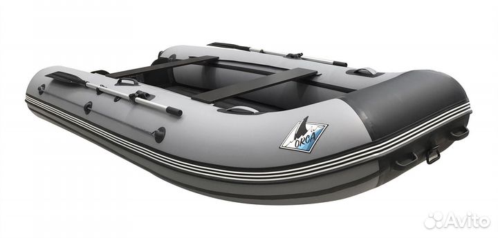 Лодка Orca 400 нд серая