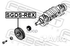 Шкив коленвала D20R ssang yong rexton 2001-2013