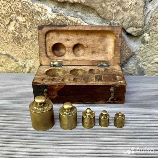 Набор латунных гирь