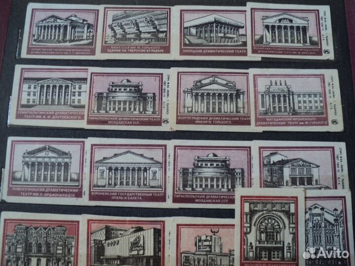 Спичечные этикетки, коллекционные.2 набора