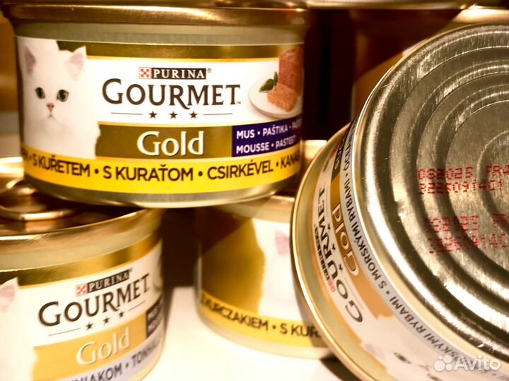 Корм для кошек паштет гурмэ Purina Gourmet Gold.EU