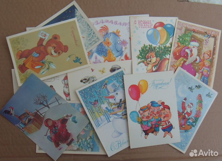 Открытки СССР - С Новым годом