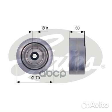 7803-21486) Ролик приводного ремня T36386 Gates