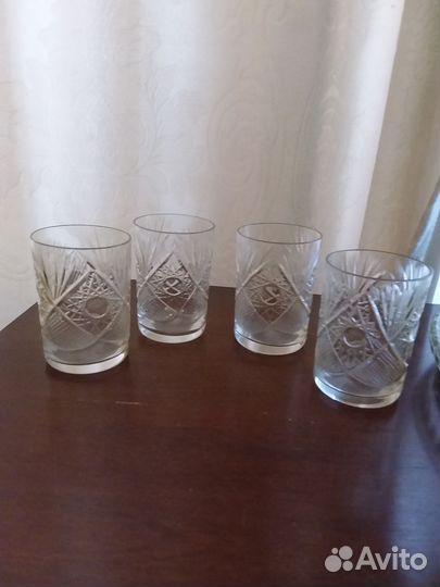 Рюмки стопки креманки хрусталь СССР