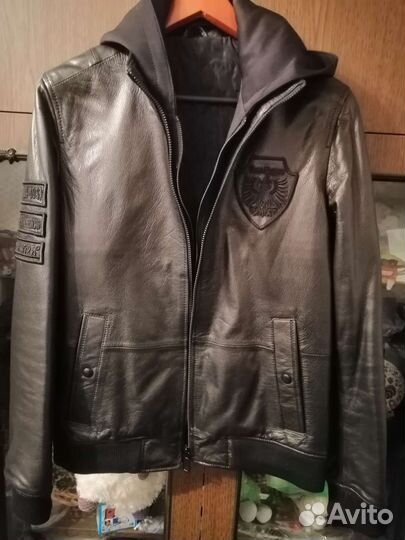 Кожаная куртка мужская