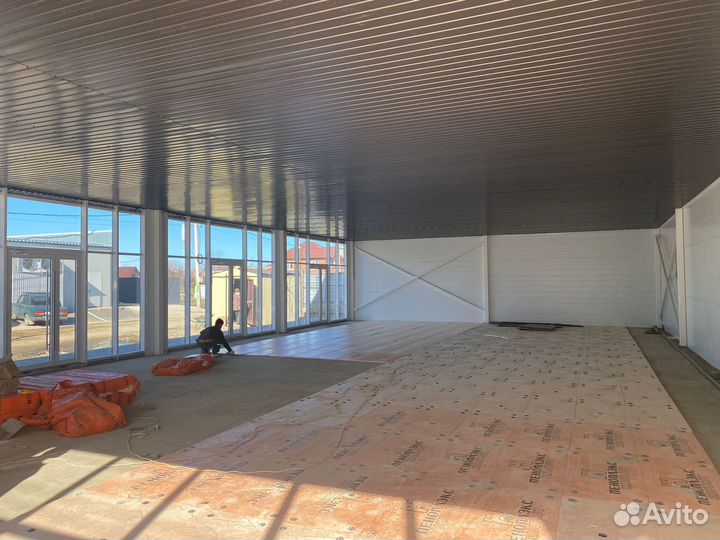 Строительство ангаров магазинов из сэндвич панели