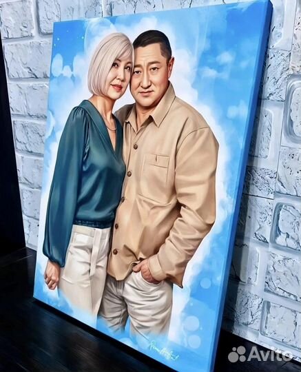 Портрет на холсте по фото