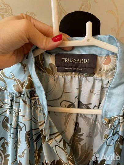 Шелковая блуза Trussardi 52/54 размер