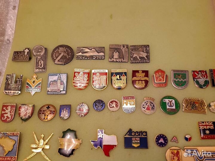 Значки гербы,города,страны