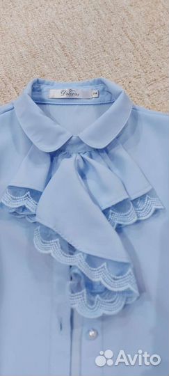 Школьная форма для девочки синяя