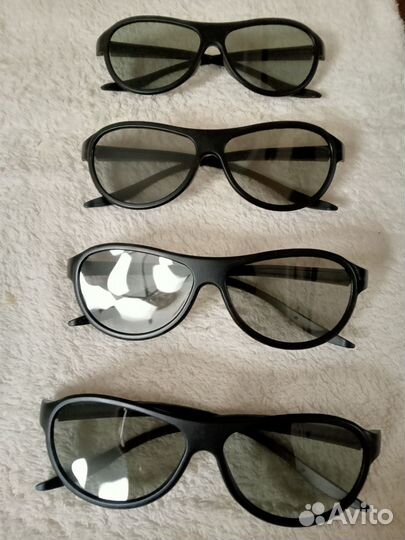 3D очки LG для телевизора,комплект 4 шт