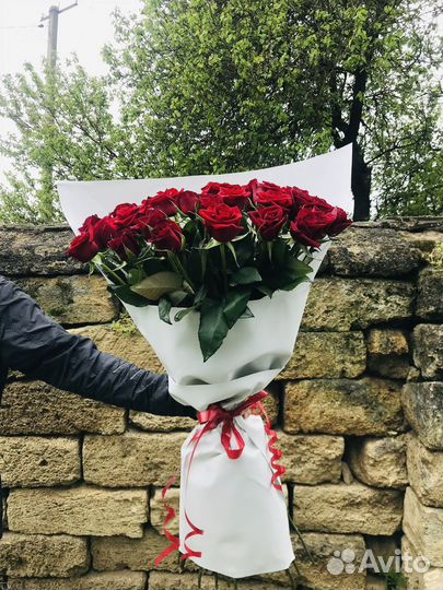 Цветы, букеты, 101 роза