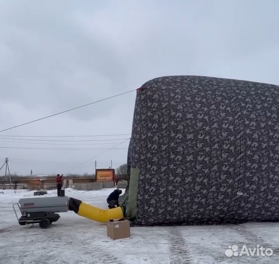 Ангар для техники надувной 15х6х5