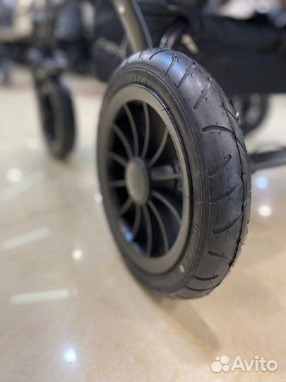 Коляска для близнецов saxo (riko basic) 04 графит