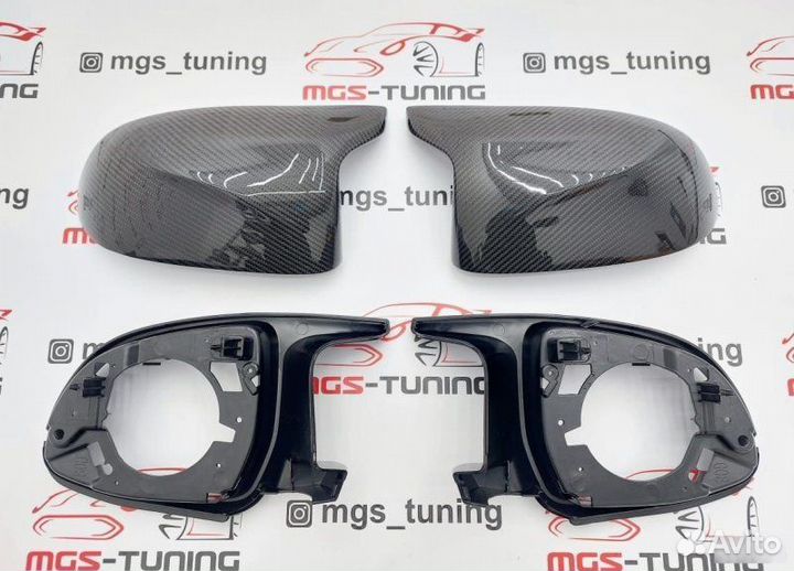 Корпуса зеркал X4M F98 на X4 G02 карбон