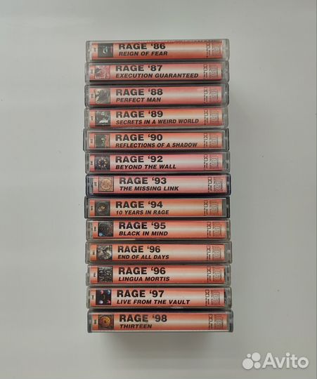 Кассеты Rage, orange tapes