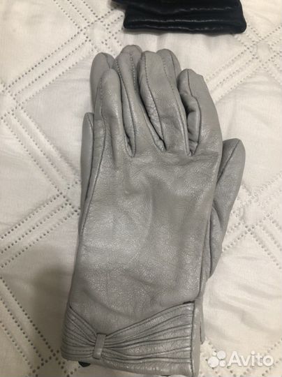 Перчатки женские кожаные 6.5