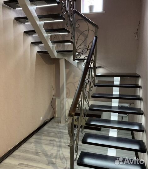 Лестница металлическая под ключ