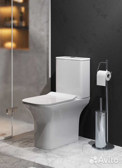 Унитаз Rimless с бачком и сиденьем микролифт