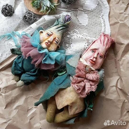 Интерьерные куклы-цветы