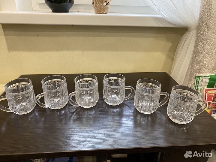 Кружки пивные хрусталь СССР