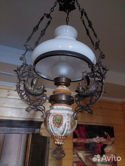Лампа антикварная подвесная