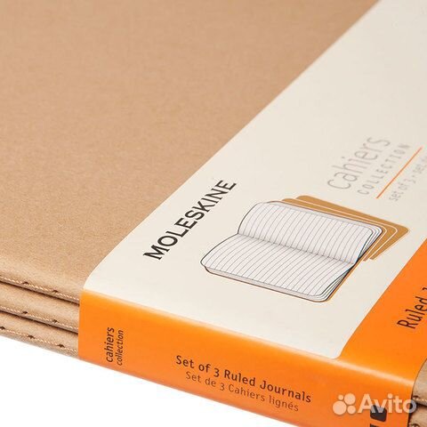 Блокнот Moleskine cahier journal QP421 19х25 линей