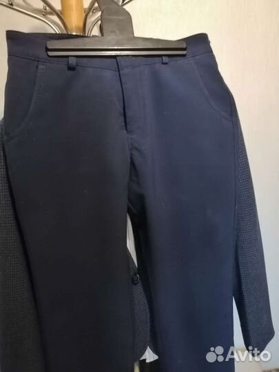 Школьный костюм: двое брюк+пиджак