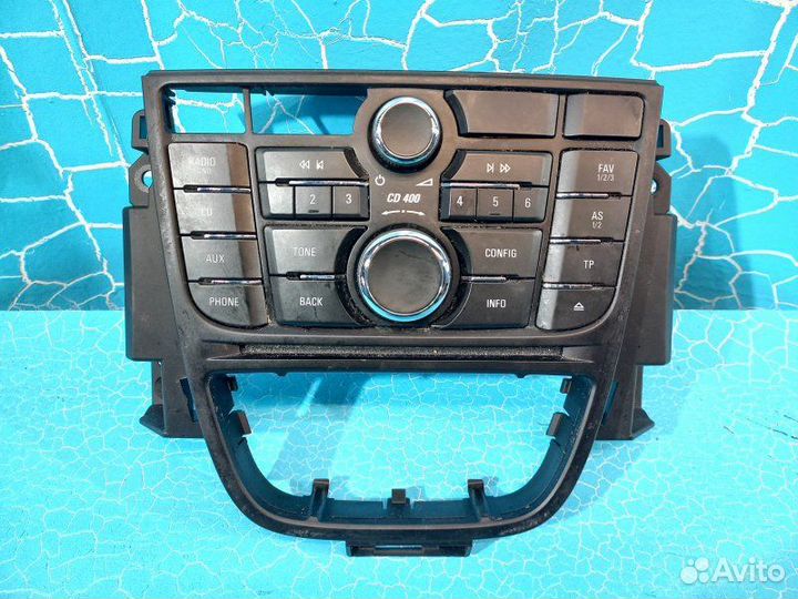 Блок кнопок магнитолы Opel Astra J P10 A14XER 2011