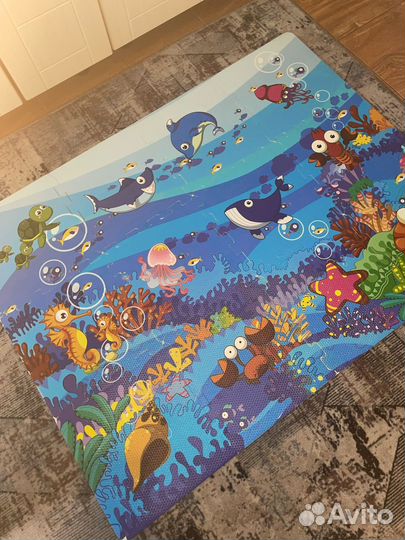 Детский коврик пазл 90*120