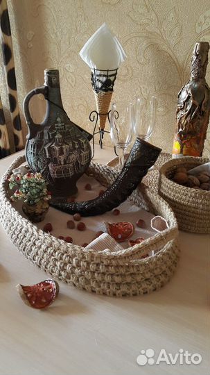 Корзина для хранения, плетёная корзина