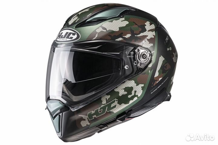 Мотошлем HJC F70 katra MC4SF