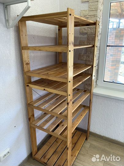 Стеллаж деревянный IKEA