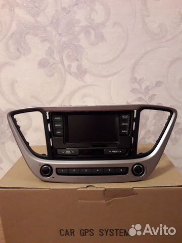 Штатная магнитола hyundai solaris 2