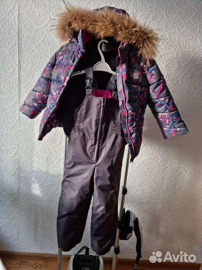 Зимний комбинезон для девочки 98