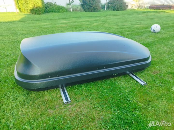 Автобокс на крышу Lux 600 440L + багажник Lux