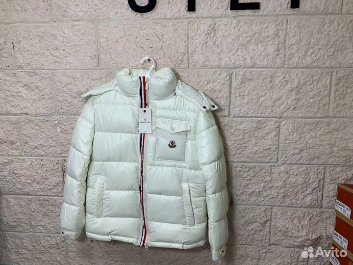 Пуховик moncler maya глянцевый